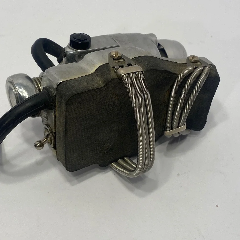 Oster Stim-U-Lax Massager Barber Silver Vintage Chrome Handheld USA‎
